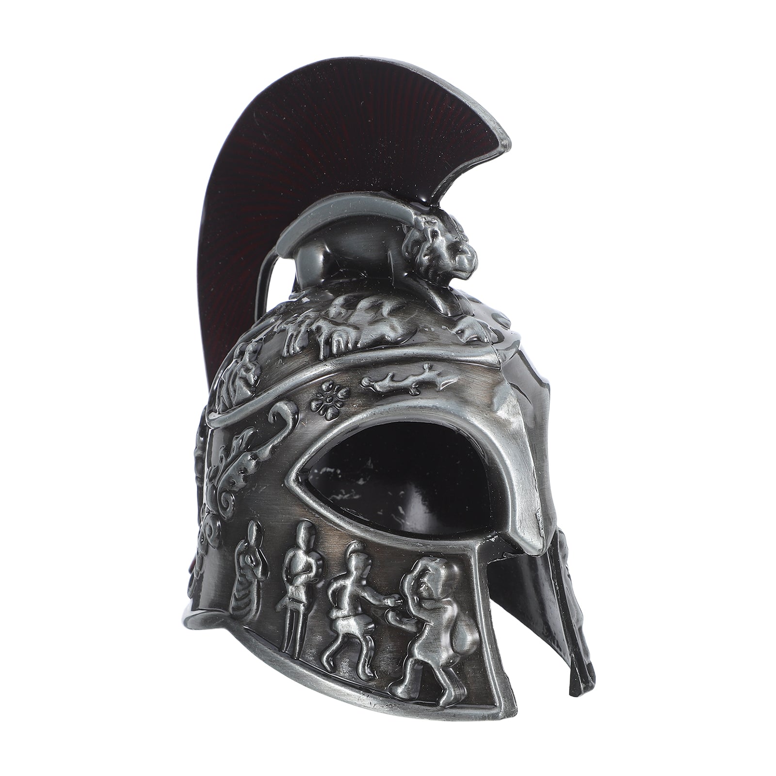 Miniature Knight Helmet Ornament Alloy Medieval Roman Knight Helmet Model  Collectible Decoration for Home Party Decoration