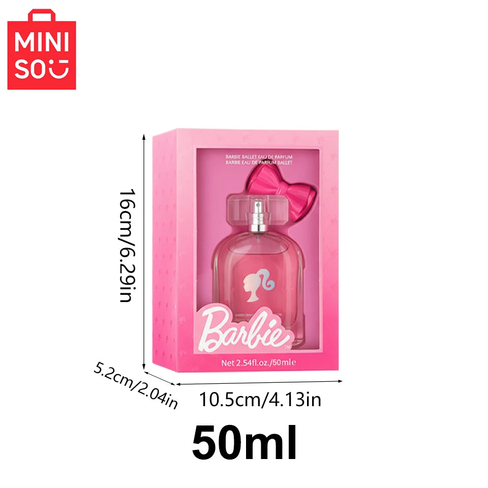MINISO Barbie Pink Floral Eau De Parfum for Women 50ml/1.69oz 75ml/2.54oz - Fragrance Gift for Daughters Or Girlfriends