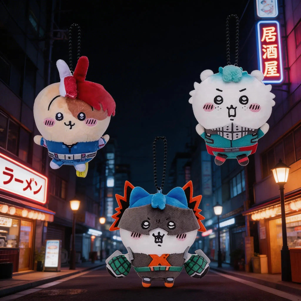 Anime cartoon hero academy  collaboration plush toy figurine  Kuroguchi Bakuhou Shinsuke Gongyo Zonfu
