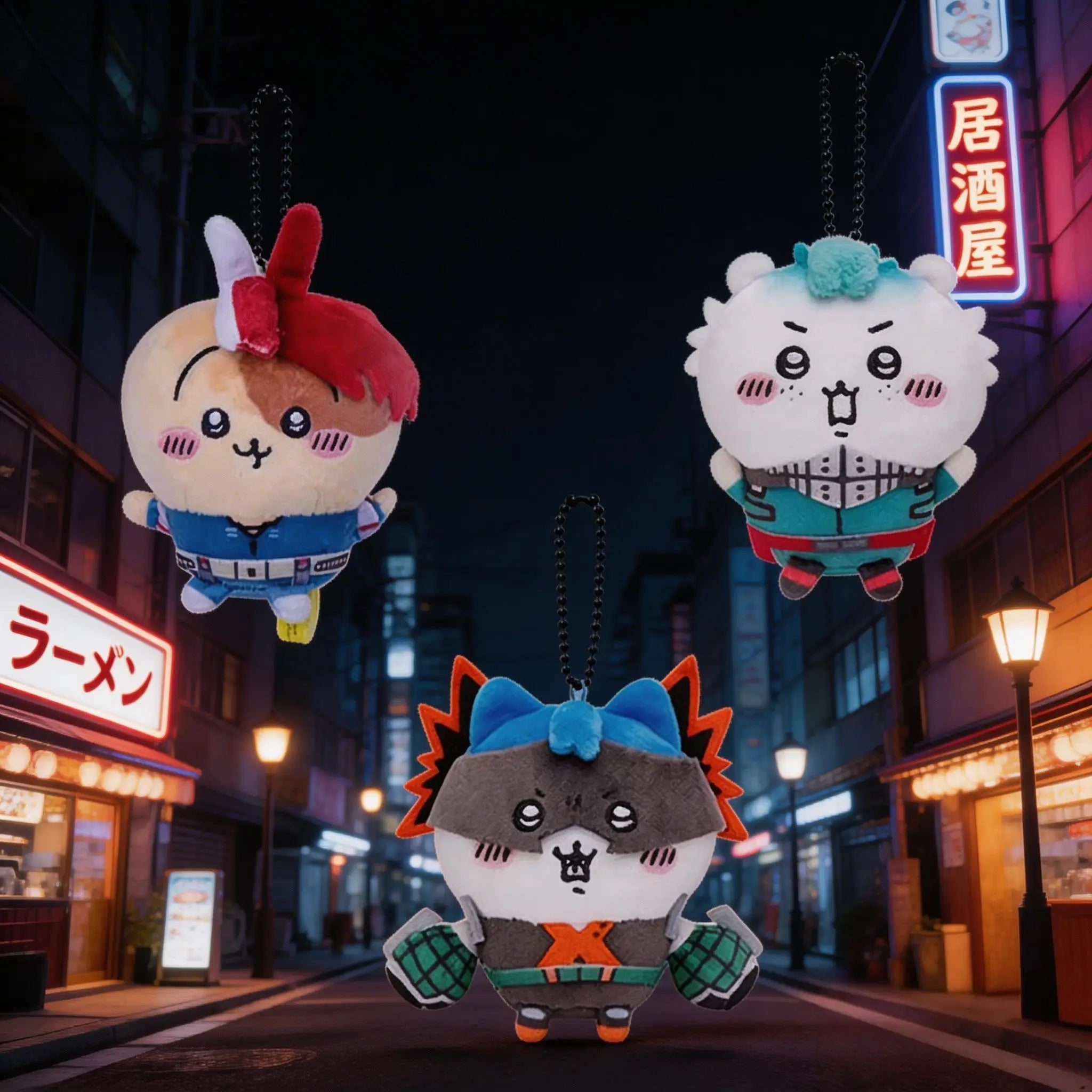 Anime cartoon hero academy  collaboration plush toy figurine  Kuroguchi Bakuhou Shinsuke Gongyo Zonfu