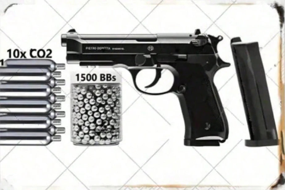 Pistol Metal Signs, Exuding Military Flair, Ideal As Wall Decoration in Man Cave, Home, Cafe, Garden, Club and Bar Settings.
