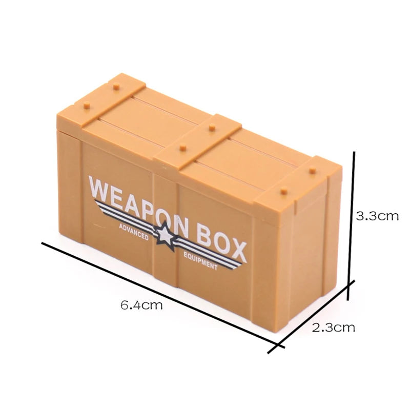 25/50/100Pcs Soldier Police Gangster WW2 Army Military Weapons SWAT Machine Gun Mortar Building Blocks Figure Model Brick Toy