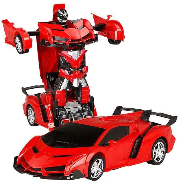 Rechargeable Toy Car Remote Deformation Feature Car Robot Model Perfect Deformation RC Car Children Racing Car Model