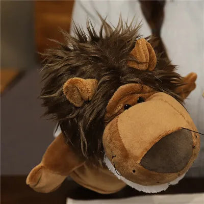 Stuffed Plush Animals Toys Hand Finger Story Puppet Kawaii Dolls Educational Baby Toys Lion Elephant Bunny Monkey Children GIft