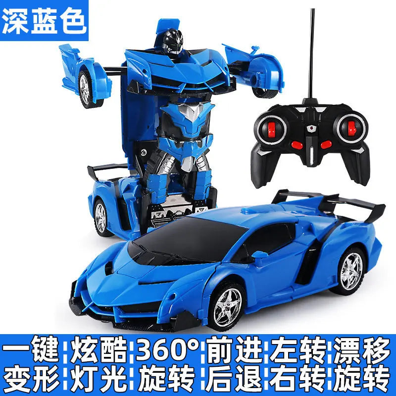Rechargeable Toy Car Remote Deformation Feature Car Robot Model Perfect Deformation RC Car Children Racing Car Model