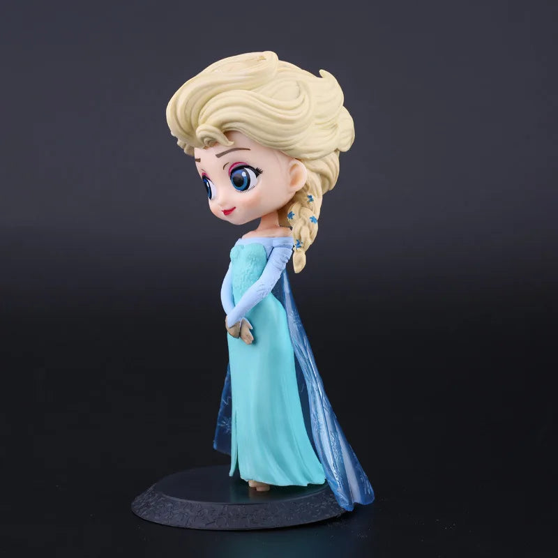 15cm Disney Frozen Anna Elsa Princess Doll Action Figure Anime Mini Collection Figurine Toy Model For Children Gift