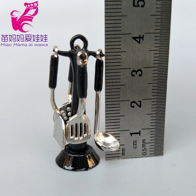 1/6 BJD Doll Ob11 Accessories Kitchenware Mini Wok Pans Pots Doll Furniture Mini Scene Decoration for Barbie Licca Blythe Doll