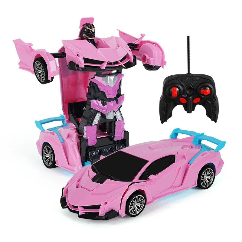 Rechargeable Toy Car Remote Deformation Feature Car Robot Model Perfect Deformation RC Car Children Racing Car Model