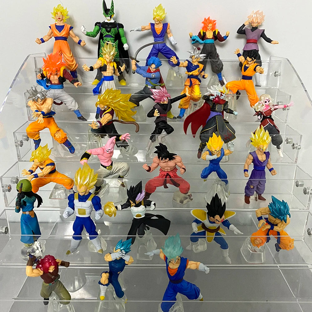 BANDAI DRAGON BALL Capsule Toys ACTION FIGURE Majin Buu Cell Vegeta IV Torankusu Son Goten Vegeta Cumber Small Scale Model GACHA