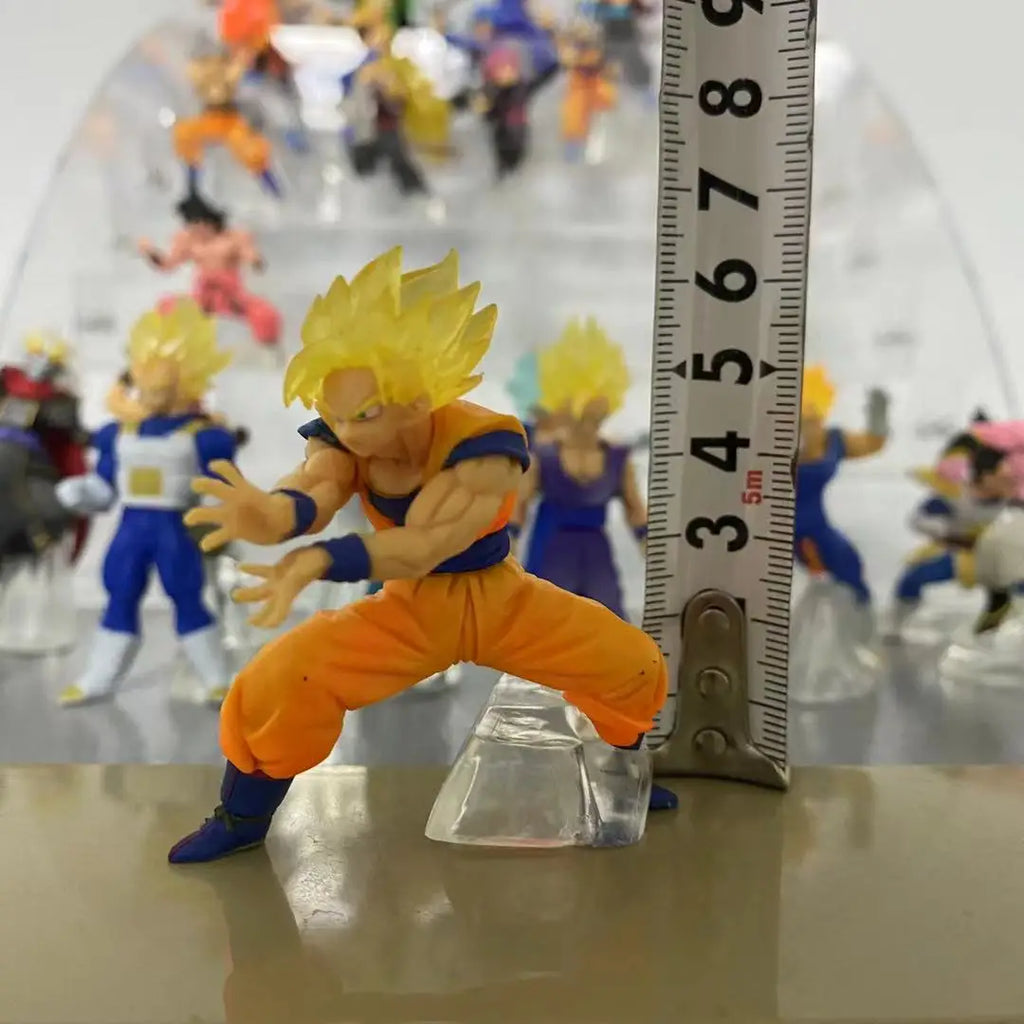 BANDAI DRAGON BALL Capsule Toys ACTION FIGURE Majin Buu Cell Vegeta IV Torankusu Son Goten Vegeta Cumber Small Scale Model GACHA