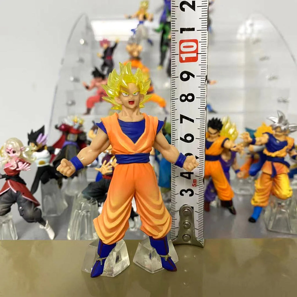 BANDAI DRAGON BALL Capsule Toys ACTION FIGURE Majin Buu Cell Vegeta IV Torankusu Son Goten Vegeta Cumber Small Scale Model GACHA