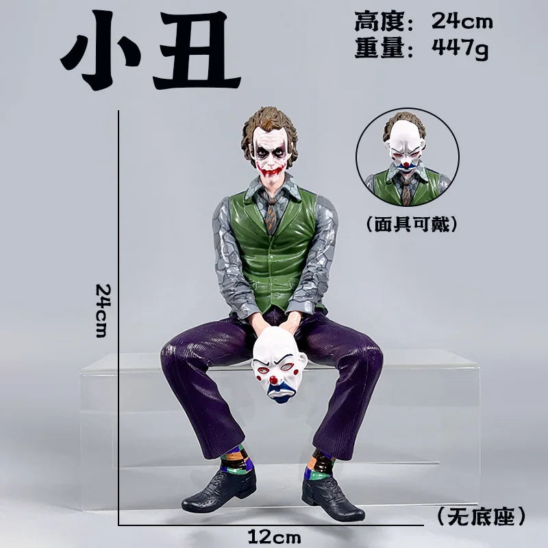 Hot-selling Joker Heath Ledger-inspired Collectible Trendy Car Exterior Decoration Ornament Cartoon Vehicle Accessory Wholesale