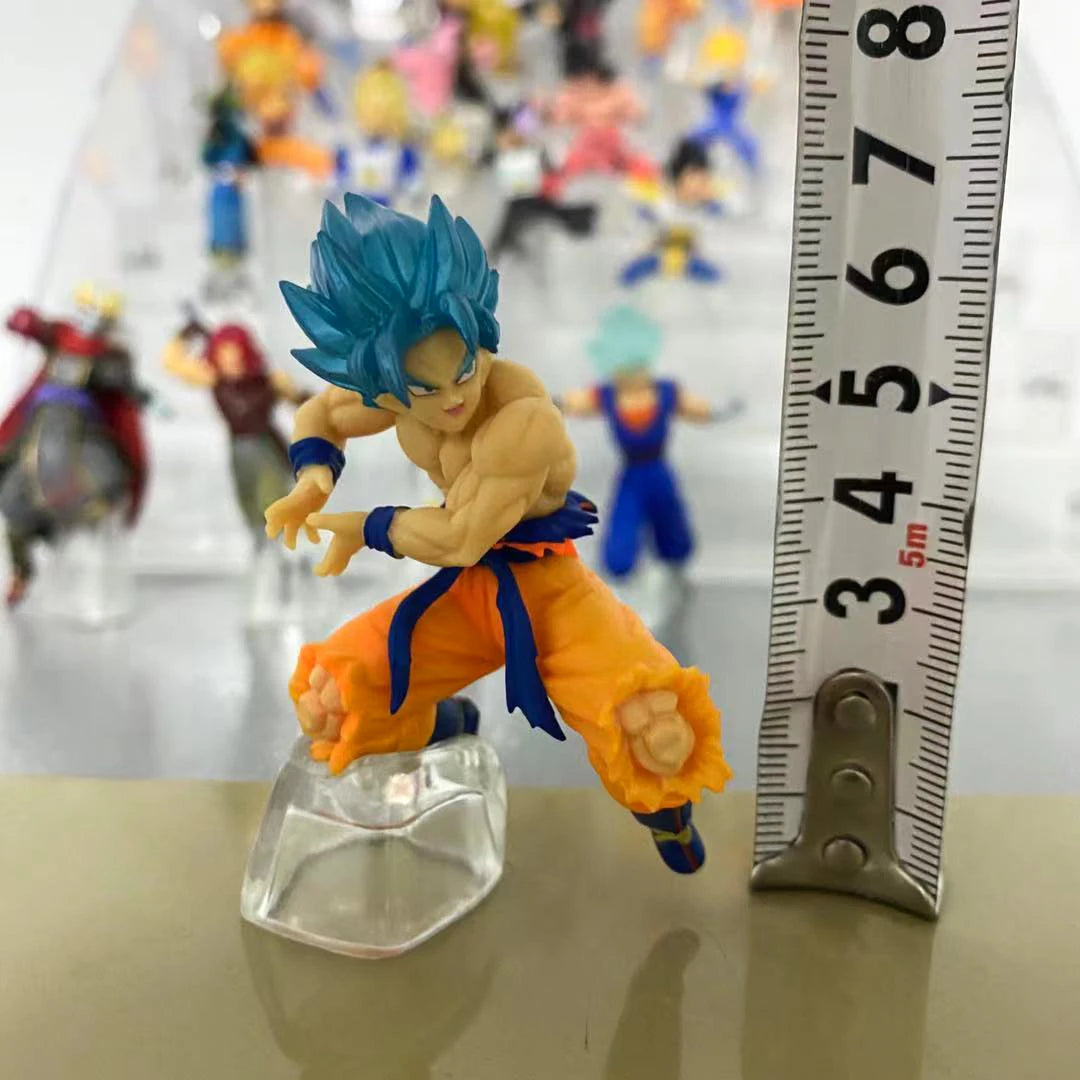 BANDAI DRAGON BALL Capsule Toys ACTION FIGURE Majin Buu Cell Vegeta IV Torankusu Son Goten Vegeta Cumber Small Scale Model GACHA