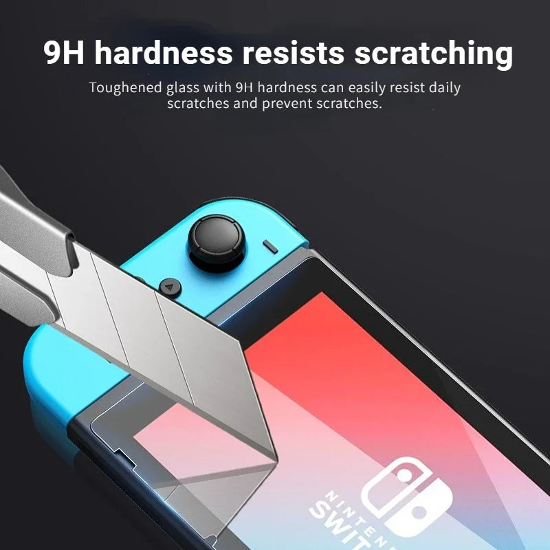 For Nintend Switch/Oled/Lite Screen Protectors Anti-Scratch Nintend Protective Cover NS LCD Screen Protection Tempered Glass