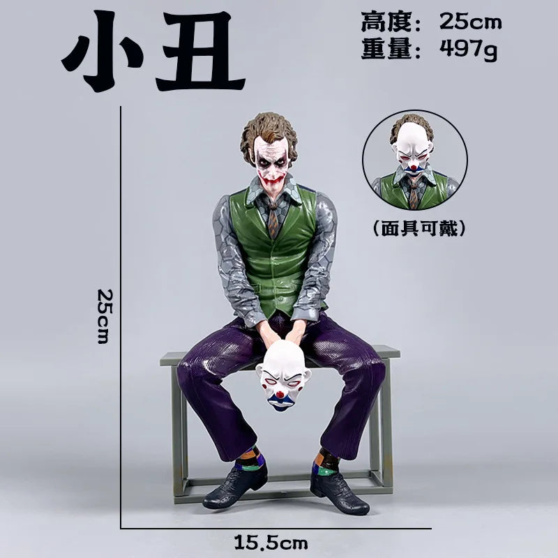 Hot-selling Joker Heath Ledger-inspired Collectible Trendy Car Exterior Decoration Ornament Cartoon Vehicle Accessory Wholesale