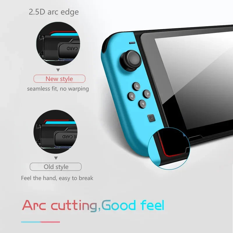 For Nintend Switch/Oled/Lite Screen Protectors Anti-Scratch Nintend Protective Cover NS LCD Screen Protection Tempered Glass