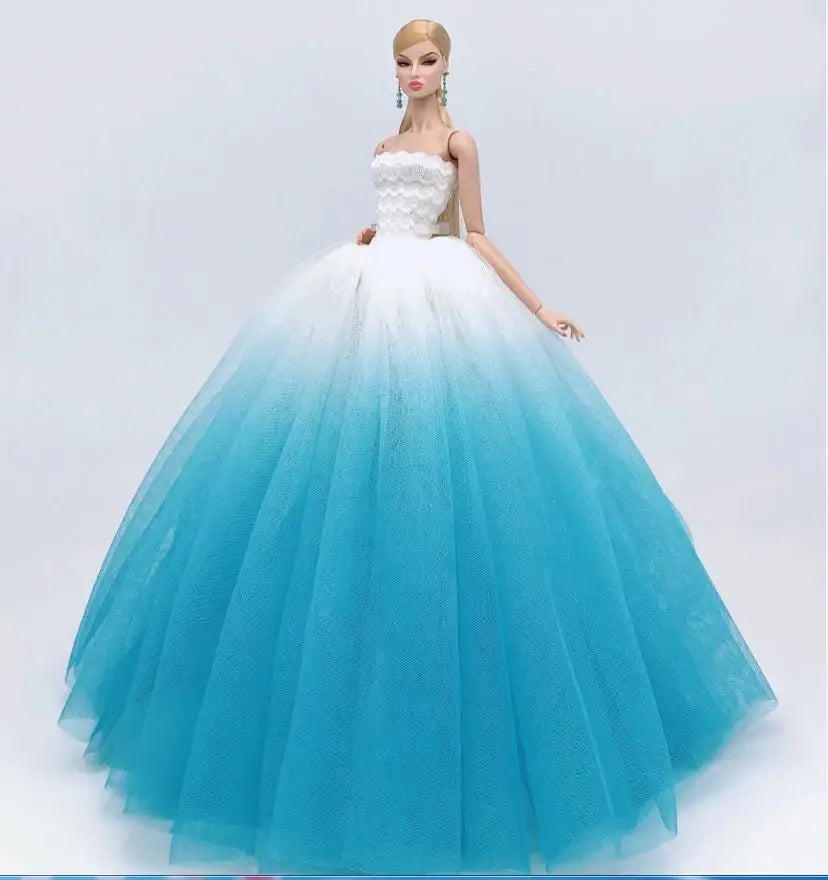 clothes for barbie doll accessories for 30cm doll dress clothing wedding dress Princess clothes set shirt dream house