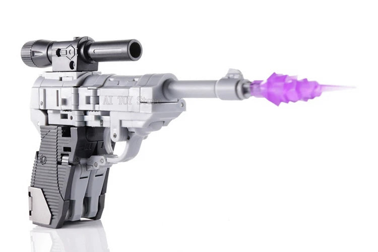 Transformation Galvatron Megatroon Gun Model G1 Mini Pocket Warrior Action Figure Robot Model Deformed Collection Toys Kids Gift