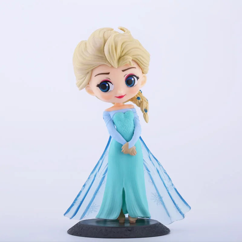 15cm Disney Frozen Anna Elsa Princess Doll Action Figure Anime Mini Collection Figurine Toy Model For Children Gift