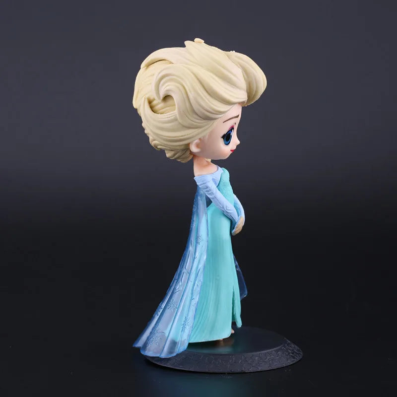 15cm Disney Frozen Anna Elsa Princess Doll Action Figure Anime Mini Collection Figurine Toy Model For Children Gift