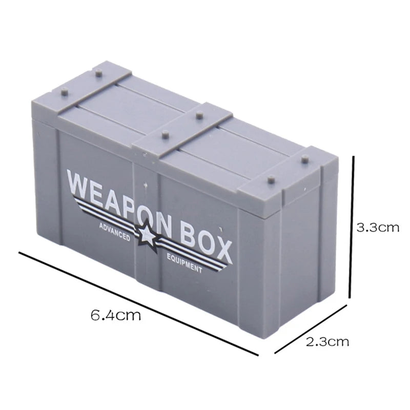 25/50/100Pcs Soldier Police Gangster WW2 Army Military Weapons SWAT Machine Gun Mortar Building Blocks Figure Model Brick Toy