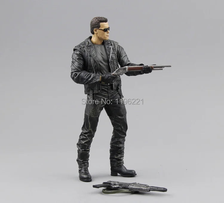 (NO box)NECA The Terminator 2 Action Figure T800 Cyberdyne Showdown PVC Figure Toy 7"18cm MVFG132