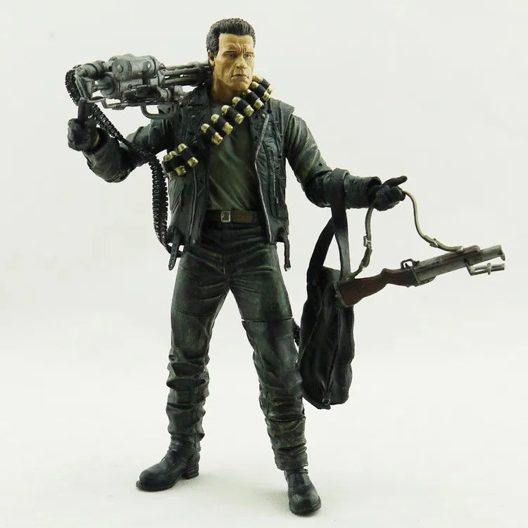 (NO box)NECA The Terminator 2 Action Figure T800 Cyberdyne Showdown PVC Figure Toy 7"18cm MVFG132