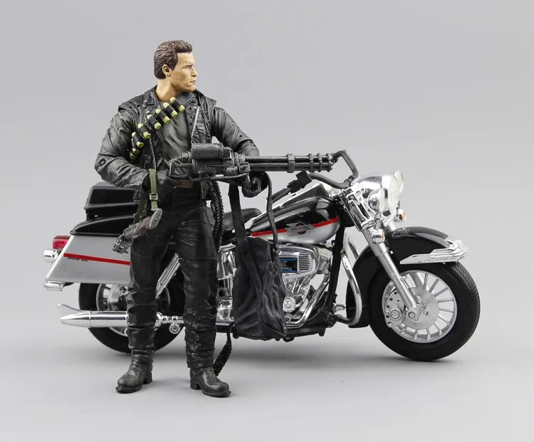 (NO box)NECA The Terminator 2 Action Figure T800 Cyberdyne Showdown PVC Figure Toy 7"18cm MVFG132
