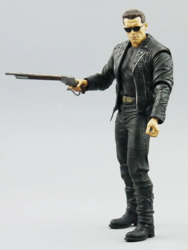 (NO box)NECA The Terminator 2 Action Figure T800 Cyberdyne Showdown PVC Figure Toy 7"18cm MVFG132