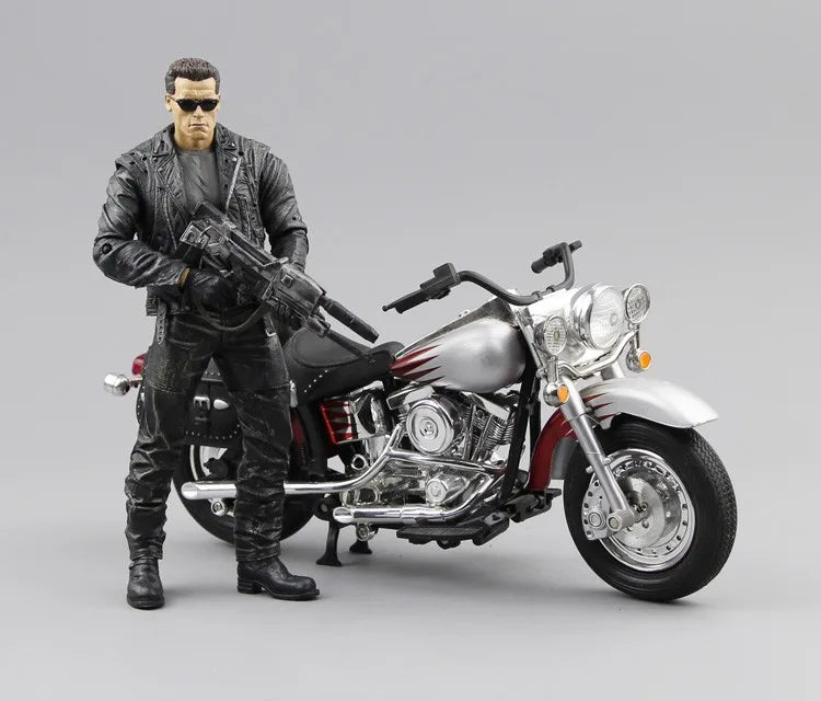 (NO box)NECA The Terminator 2 Action Figure T800 Cyberdyne Showdown PVC Figure Toy 7"18cm MVFG132