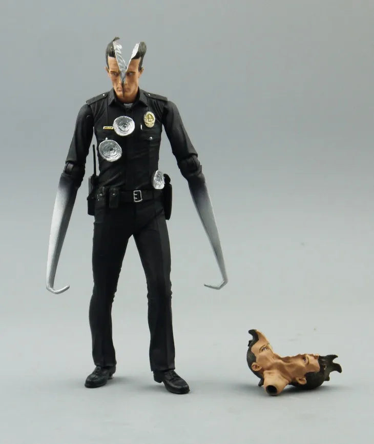 (NO box)NECA The Terminator 2 Action Figure T800 Cyberdyne Showdown PVC Figure Toy 7"18cm MVFG132