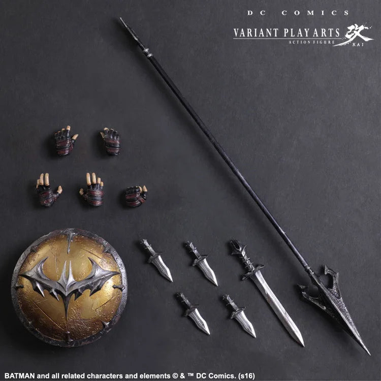 Play Arts Kai 1/6 scale painted figure Variant variable Ver. Timeless Spartan Batman PVC Action Figures Collectible Model Toys