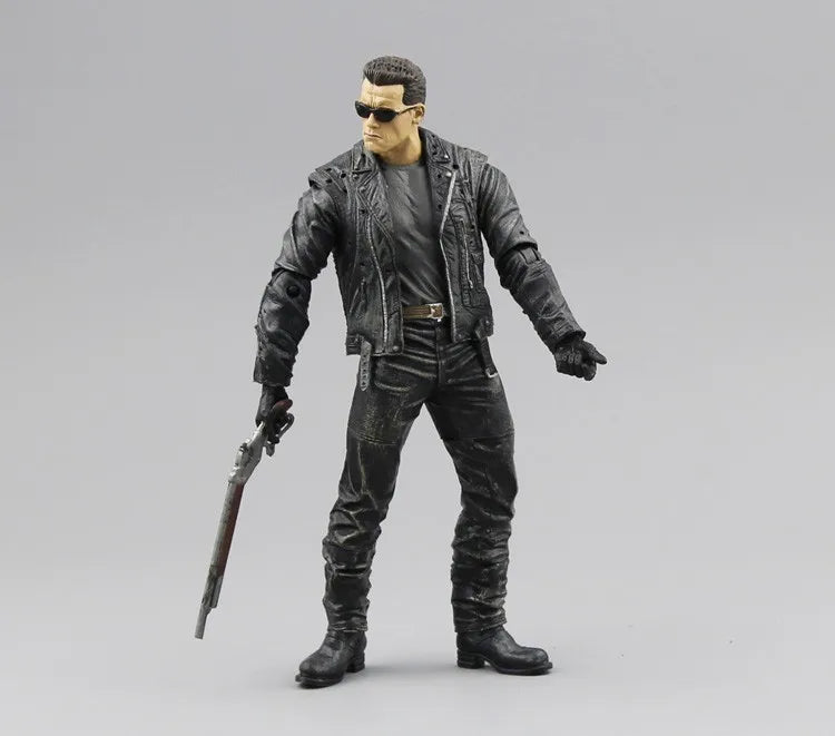 (NO box)NECA The Terminator 2 Action Figure T800 Cyberdyne Showdown PVC Figure Toy 7"18cm MVFG132