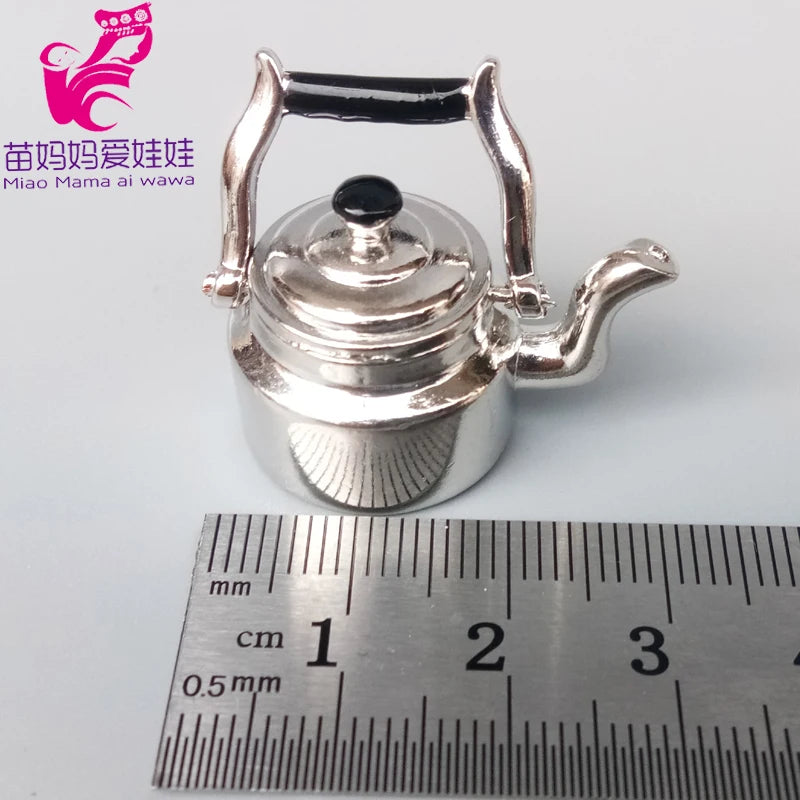 1/6 BJD Doll Ob11 Accessories Kitchenware Mini Wok Pans Pots Doll Furniture Mini Scene Decoration for Barbie Licca Blythe Doll