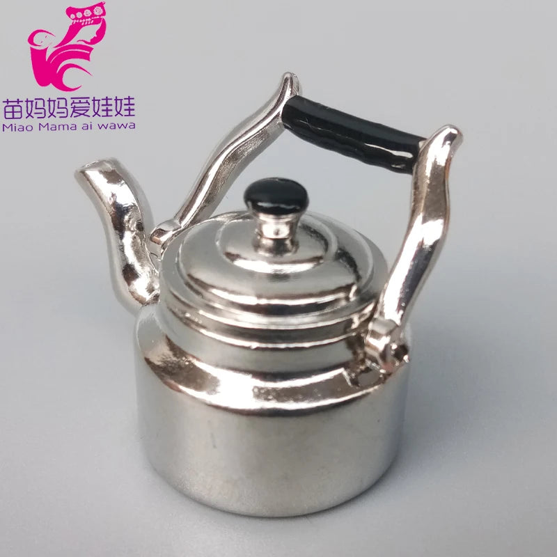 1/6 BJD Doll Ob11 Accessories Kitchenware Mini Wok Pans Pots Doll Furniture Mini Scene Decoration for Barbie Licca Blythe Doll