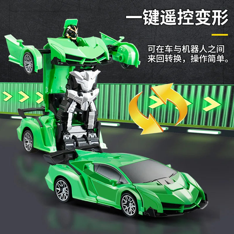 Rechargeable Toy Car Remote Deformation Feature Car Robot Model Perfect Deformation RC Car Children Racing Car Model