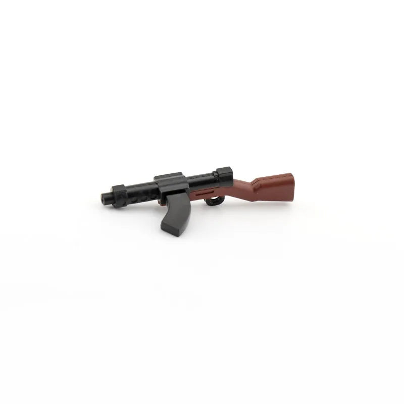 5/10 WW2 Soldier Weapons Building Block Two-color Printing Machine Rifle Submachine Sniper Guns Military Accessories Bricks C238