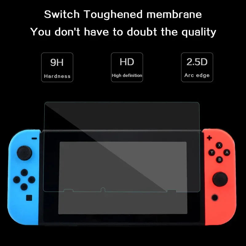 For Nintend Switch/Oled/Lite Screen Protectors Anti-Scratch Nintend Protective Cover NS LCD Screen Protection Tempered Glass