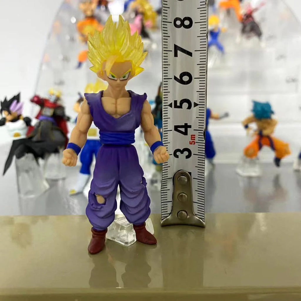 BANDAI DRAGON BALL Capsule Toys ACTION FIGURE Majin Buu Cell Vegeta IV Torankusu Son Goten Vegeta Cumber Small Scale Model GACHA