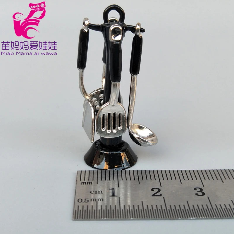 1/6 BJD Doll Ob11 Accessories Kitchenware Mini Wok Pans Pots Doll Furniture Mini Scene Decoration for Barbie Licca Blythe Doll