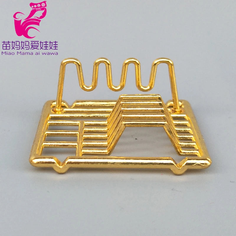 1/6 BJD Doll Ob11 Accessories Kitchenware Mini Wok Pans Pots Doll Furniture Mini Scene Decoration for Barbie Licca Blythe Doll