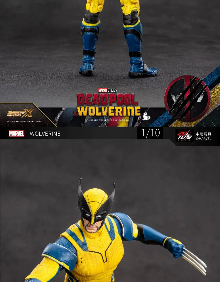 ZD Toys Deadpool & Wolverine Action figures Deadpool Boxed Wolverine Collection Adult Action Figures Kids Toy
