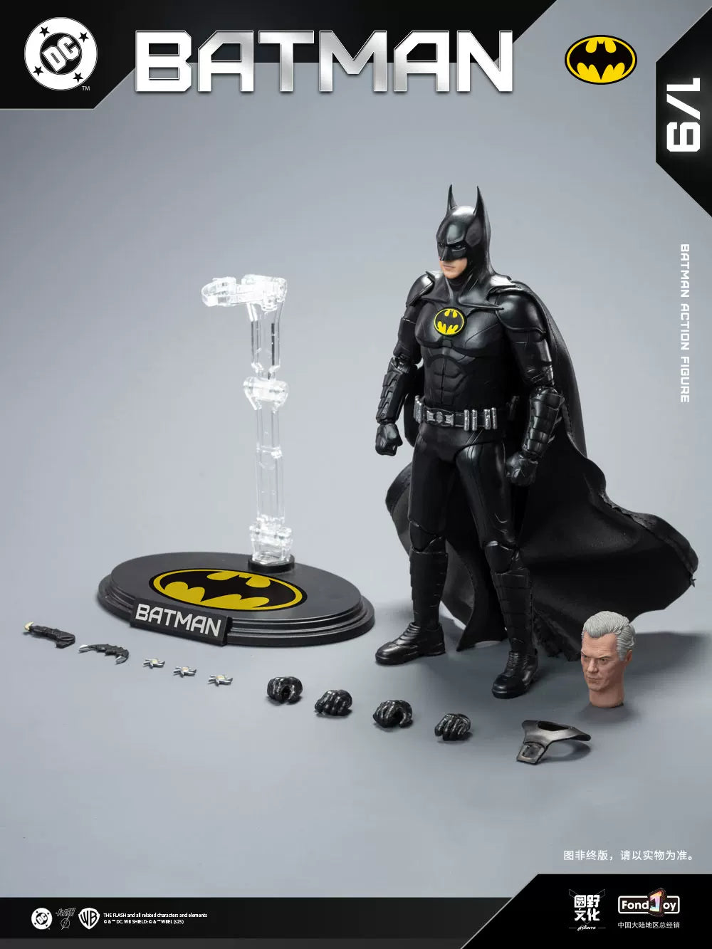 2025 Original Fondjoy David Corenswet Superman Action Figure 1/9 New SupermanFigure PVC Joint Movable Kid Toy Boy Gift
