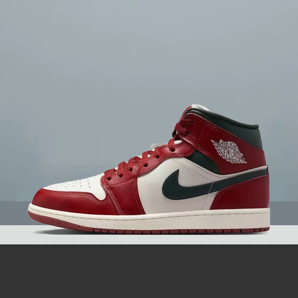 Nike Air Jordan 1 Mid Basketball Shoe Unisex - Classic Iconic Basketball Sneaker Comfortable and Versatile DQ8426-105