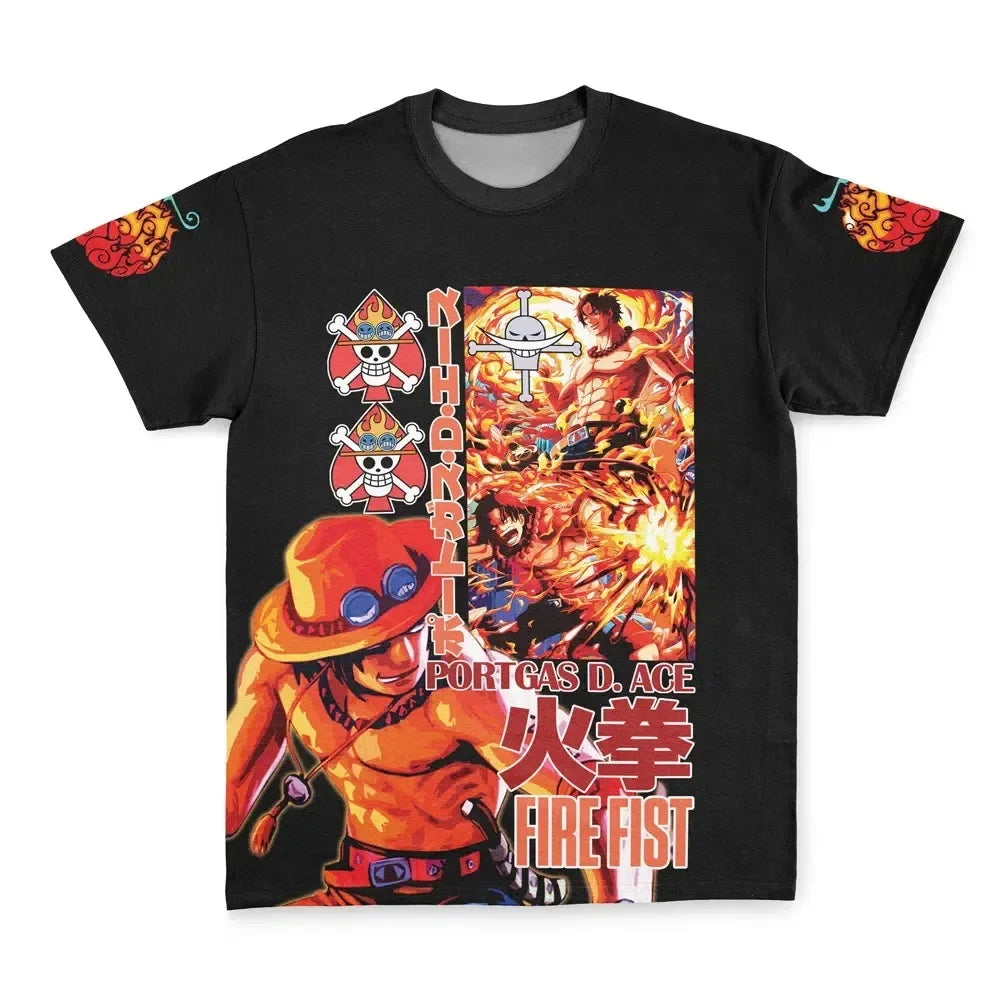 One Piece Men's and Women's T-shirt Vinsmoke Sanji Anime Tee Summer Spring New Boy's Short Sleeves Pullover Parent-child Outfits