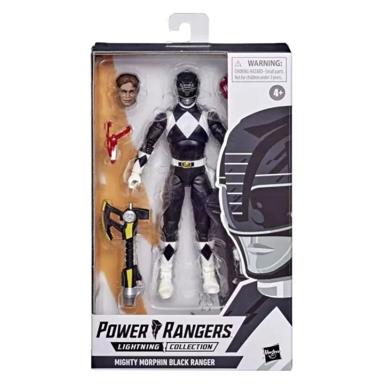 Hasbro Genuine Power Rangers Black Panger Mighty Morphin Goldar Action Figure Toys for Boys Girls Gift Collectible Ornaments