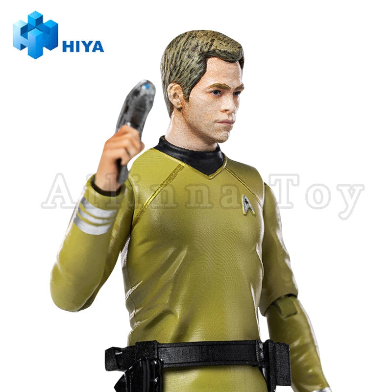 HIYA 1/18 4inch Action Figure Exquisite Mini Series STAR TREK 2009 Kirk Anime For Gift