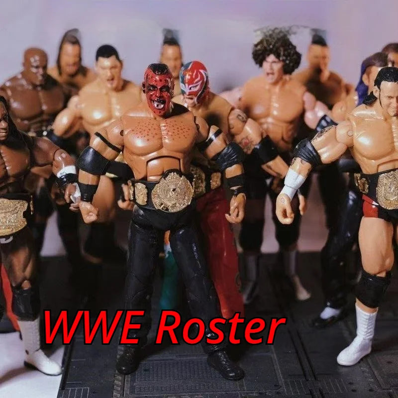 In-Stock Wrestlemania Wrestler Wwe John Cena The Undertaker Figures Toy Rey Mysterio Action Figures Pvc Statue Model Boys Gifts
