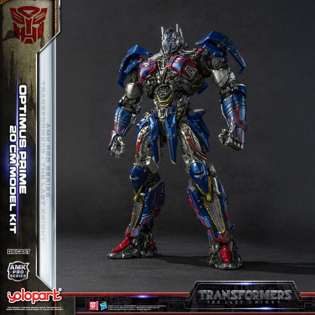 YOLOPARK Transformers Model: The Last Knight AMK PRO Series 20cm Optimus Prime Model Kit Action Figures Toy For Boy Men