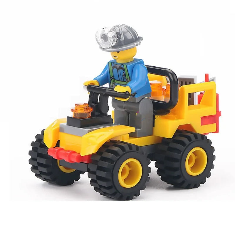 6Pcs Military Ghost Commando Army Soldiers Model Action Figure Blocks Construction Building Bricks Toys For Children